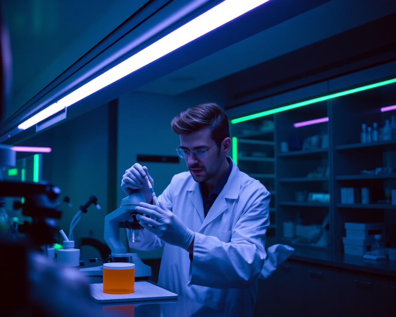 Lab researcher